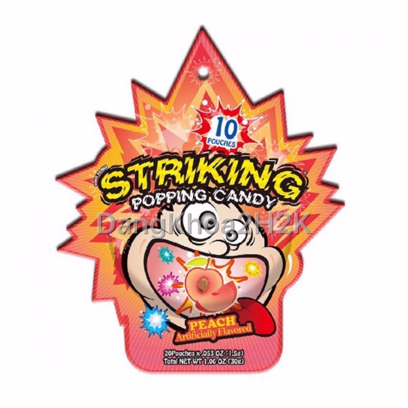 Kẹo nổ Striking Hongkong 15gr - Hàng nhập khẩu công ty