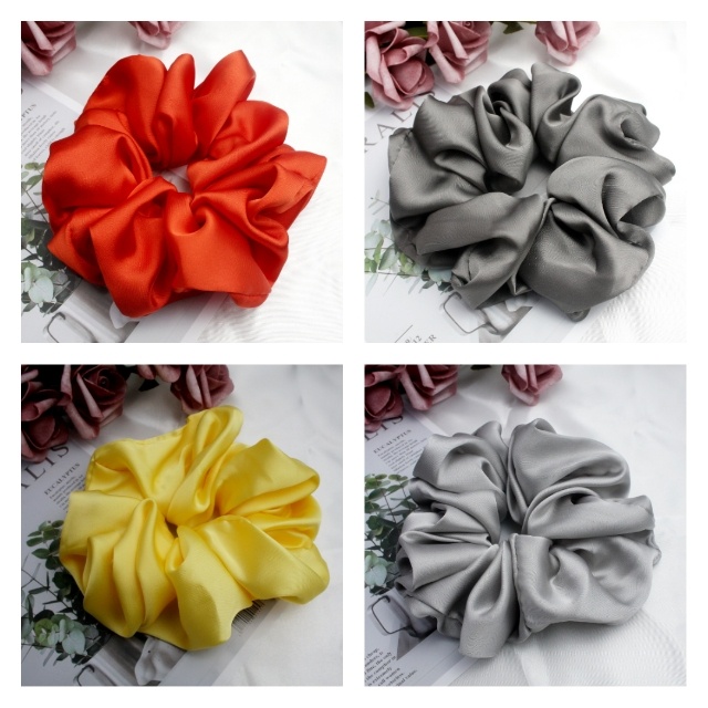 Dây Cột Tóc Scrunchies - Buộc tóc Scrunchies Lụa size to