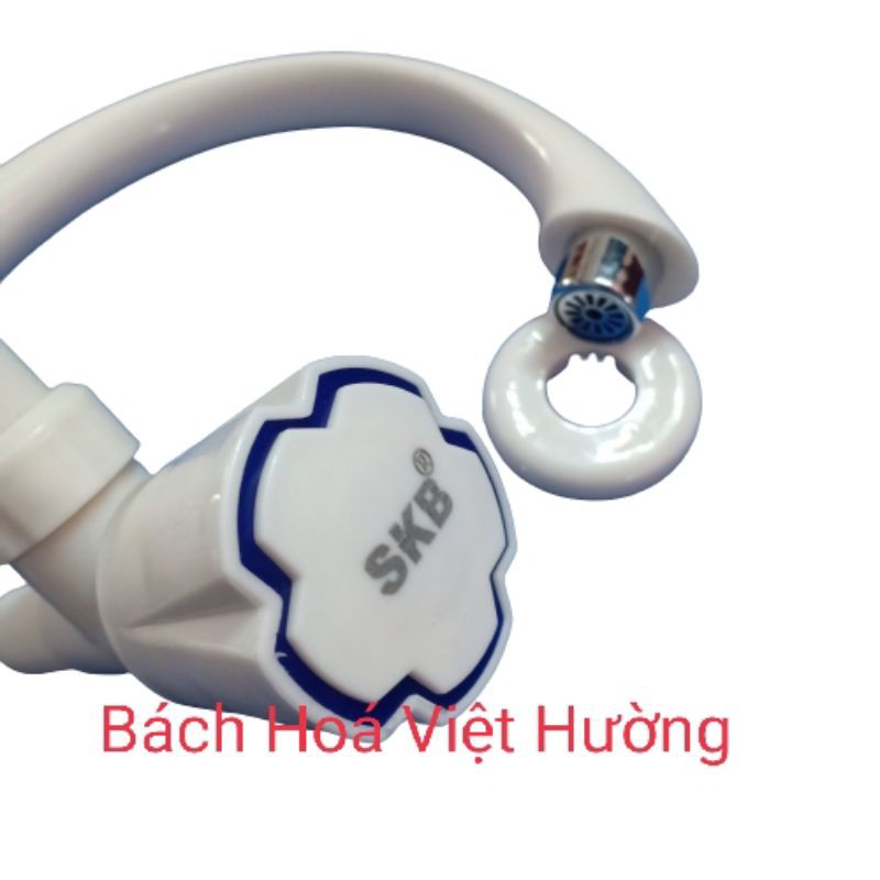 Vòi rửa chén bát nhựa cắm chậu, vòi bếp cắm tường cao cấp