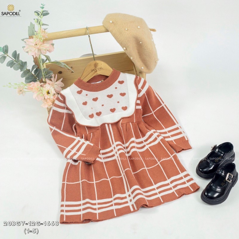 Váy len cao cấp  SAPODILL   cho bé từ 1-5y