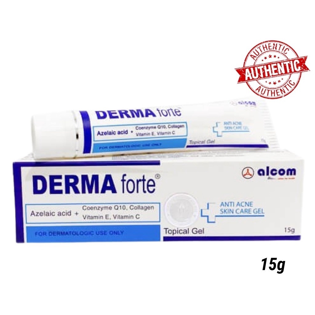 Kem Giảm Ngừa Mụn DERMA FORTE, Tinh Chất Ngừa Mụn Làm Sạch Mụn Mờ Sẹo Thâm Dạng Gel (15g)