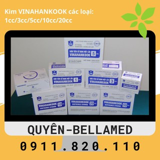 HỘP 100 CÂY BƠM TIÊM VINAHANCOOK NHIỀU LOẠI TỪ 1CC - 20CC