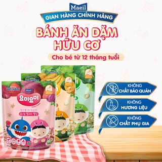 Bánh Ăn Dặm Hữu Cơ MAEIL Yommy Yommy 2 Hàn Quốc Cho Bé Từ 12M, Tăng Đề Kháng Hỗ Trợ Tiêu Hoá Tốt (Túi 25g)