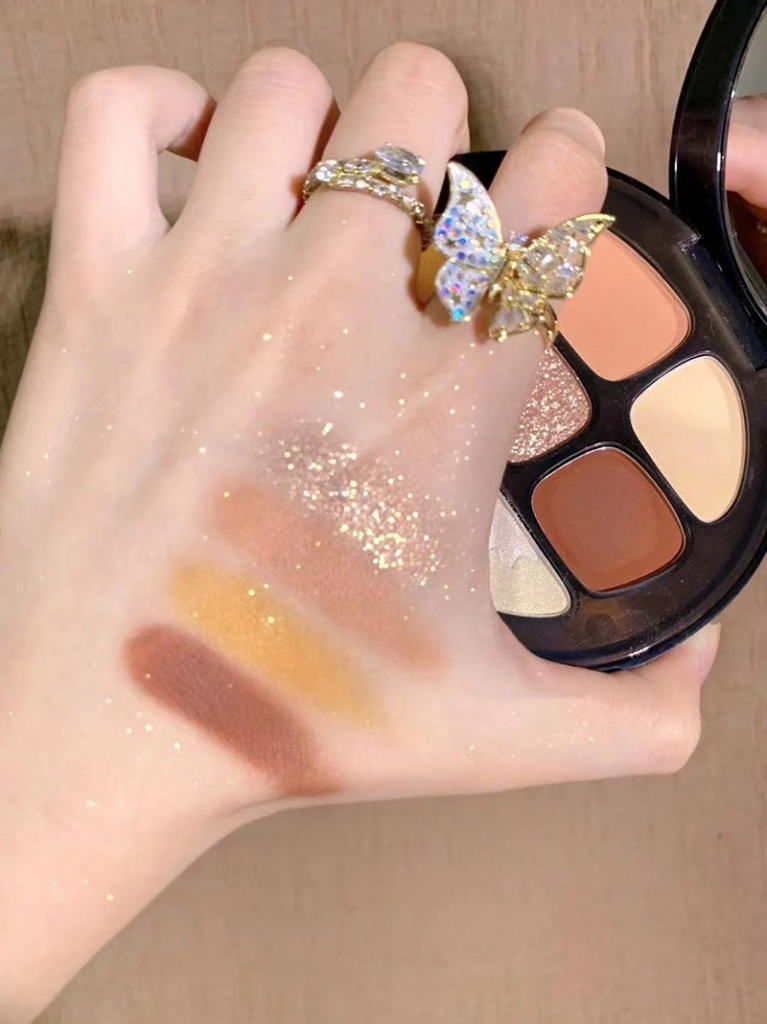 (Hàng Mới Về) Bảng Phấn Mắt Dikalu Tông Lì Và Ngọc Trai Trang Điểm Làm Đẹp | BigBuy360 - bigbuy360.vn