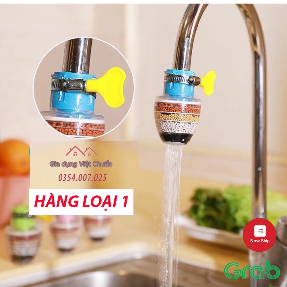 Đầu lọc nước tại vòi - Lọc Cặn Bẩn, Khử Mùi với 6 tầng lọc GD105