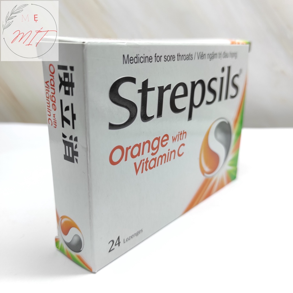 Viên Ngậm Đau Họng Strepsils