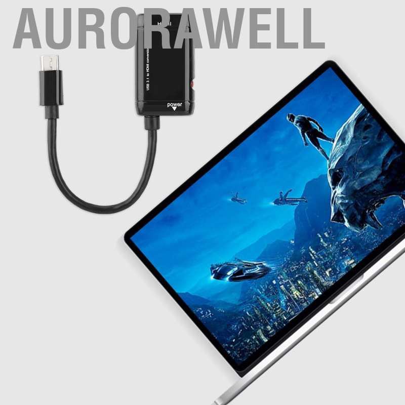 ANDROID Cáp Chuyển Đổi Aurorawell Usb-C Type C Sang Hdmi Usb 3.1 Mhl Cho Android Phone Tablet