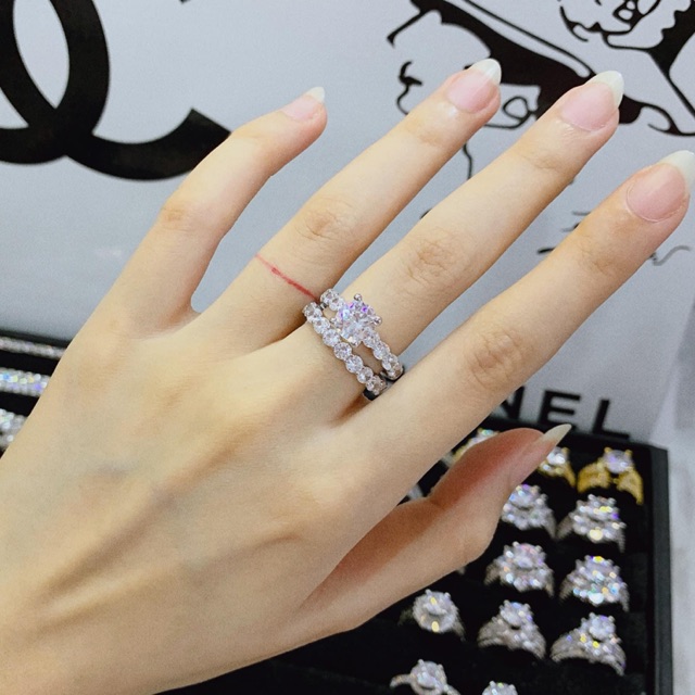 Set nhẫn full đá