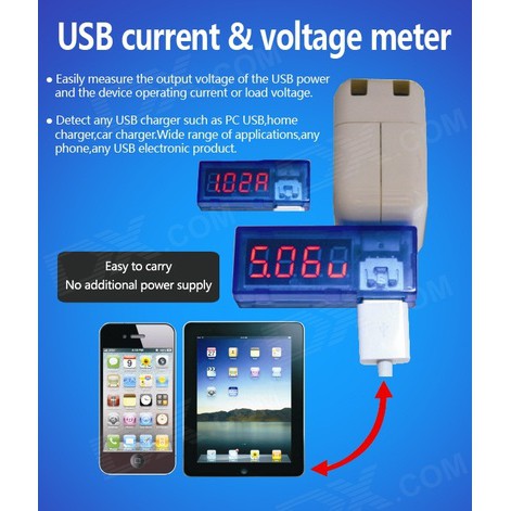 USB đo điện áp và dòng xả 20V 3A USB tester 20V/3A - Chính hãng KEWEISI