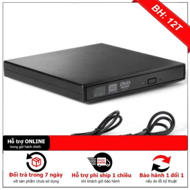 [BH12TH] Ổ DVD/RW + Box gắn ngoài laptop, giao tiếp qua cỏng USB