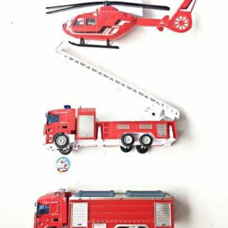 Sét 3 xe sắt cứu hỏa