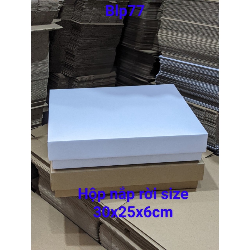 20 HỘP GIẤY NẮP RỜI ĐỰNG QUẦN ÁO, PHỤ KIÊN... SIZE 30X25X6CM