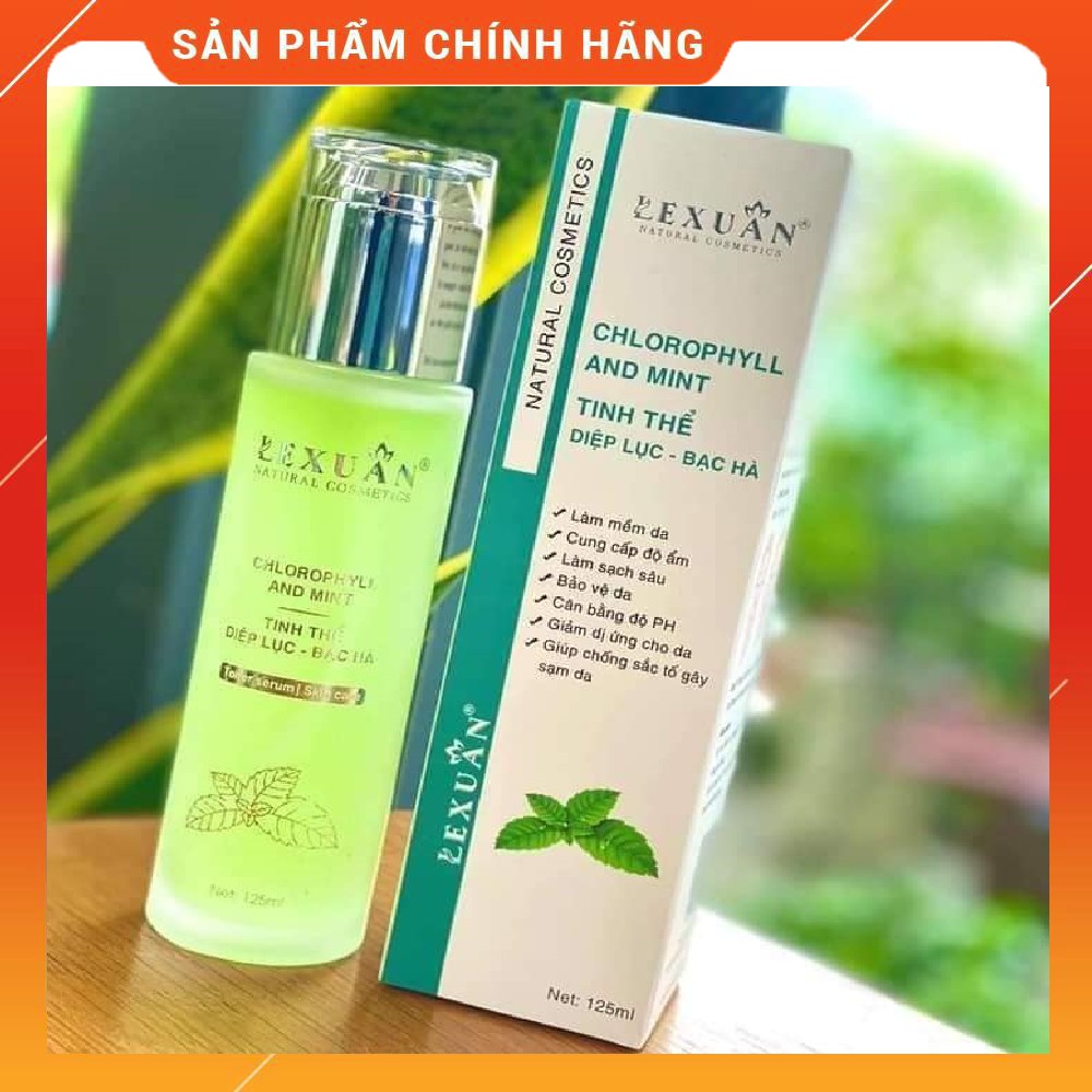 Toner tinh thể diệp lục bạc hà Lê Xuân - giúp da tươi tắn, mịn màng, hồng hào và làm mờ các đốm sạm đen trên da | BigBuy360 - bigbuy360.vn