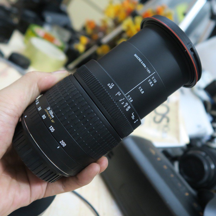 Ống kính Sigma AF 28-200 f3.5-5.6 Macro cho máy ảnh Canon