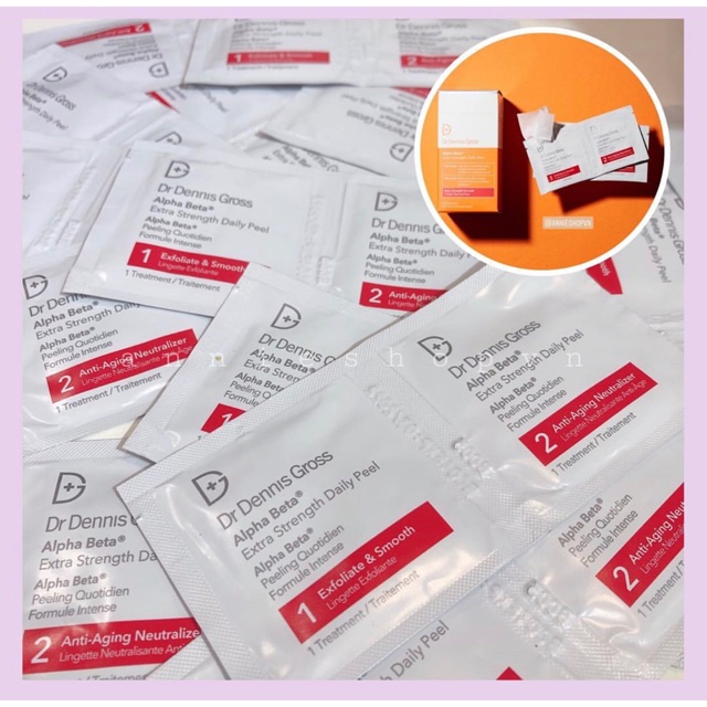 Miếng tẩy da chết hoá học Dr Dennis Gross Peel Pad