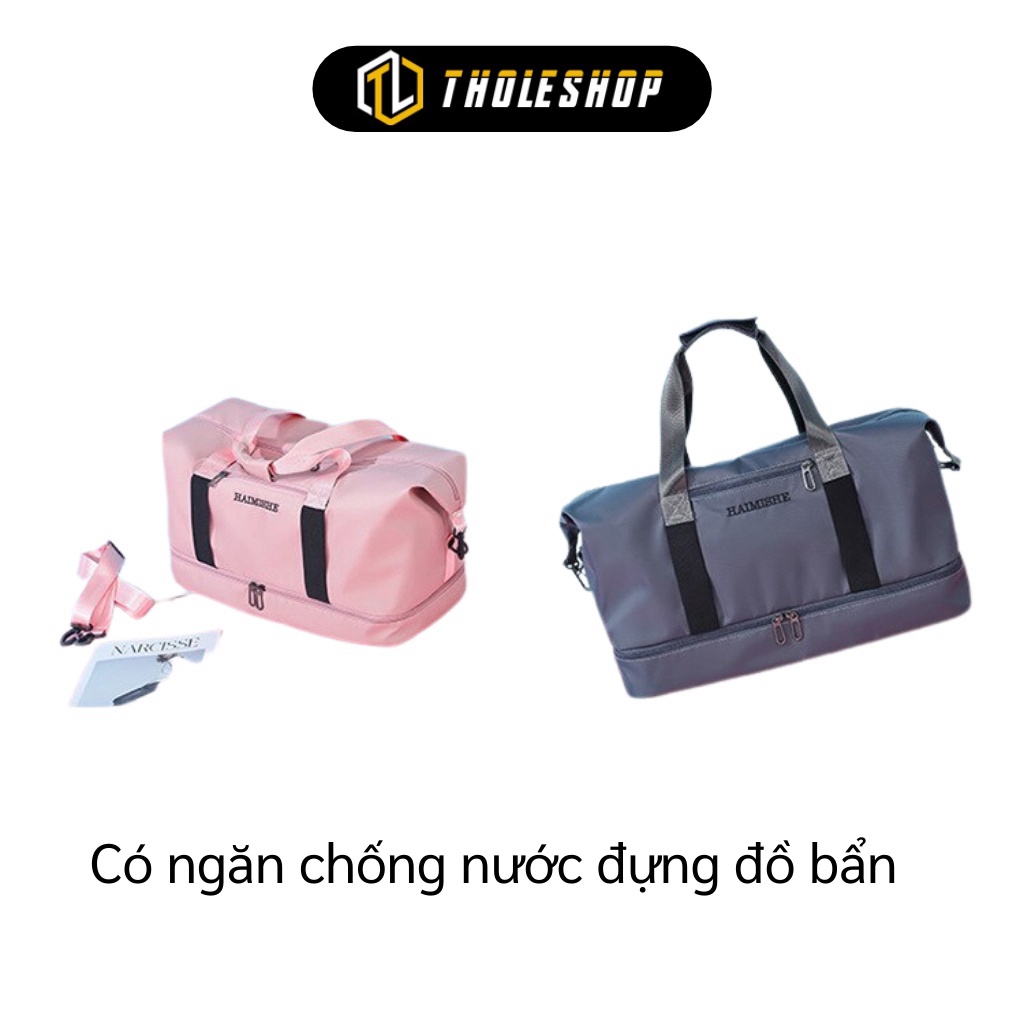 [SALE] Túi Trống Du Lịch Cỡ Lớn - Túi Xách Tập Gym Thể Thao Có Ngăn Để Giày Chống Nước 8165