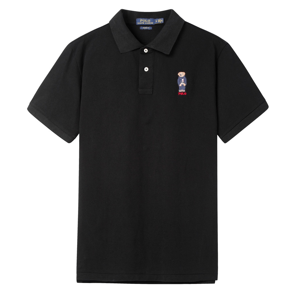 RALPH LAUREN Áo Thun Polo Ngắn Tay Thêu Hình Gấu Thời Trang Chất Lượng Cao Dành Cho Nam 2023