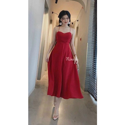 [HCM] ĐẦM XÒE SANG CHẢNH THỜI TRANG QUÝ PHÁI TÔN DÁNG CHO CÁC NÀNG VALENTINA SHOP