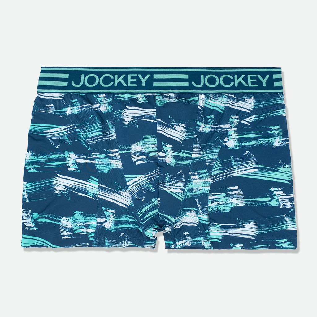 Quần Lót Nam Jockey Dáng Trunk Boxer Họa Tiết Thun Lạnh Xanh in Kháng Khuẩn Cao Cấp - J7387