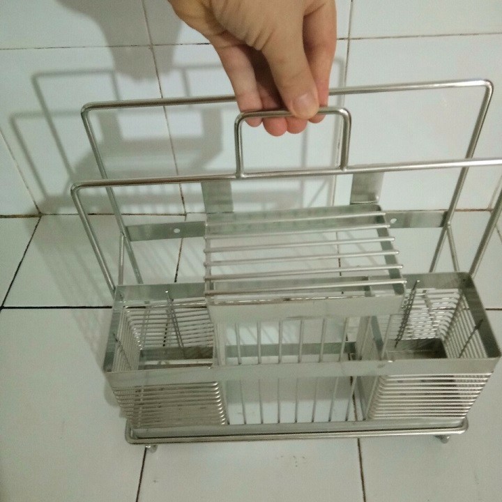 Ống đũa inox ,cài dao thớt, để bàn hoặc vít trên tường siêu tiện dụng | BigBuy360 - bigbuy360.vn