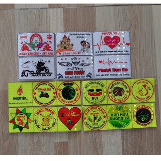 Logo phượt phản quang 18 tem