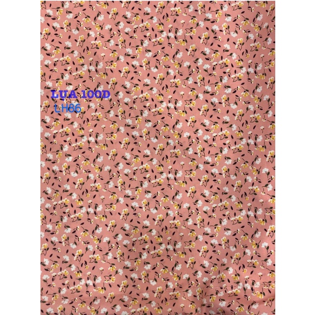 VẢI LỤA 100D HOA NHÍ - DÒNG VẢI THÔNG DỤNG - 1 MÉT X 1M5