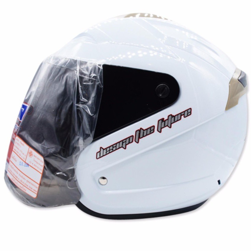 Mũ bảo hiểm SPACE CROWN VISION Model Trắng