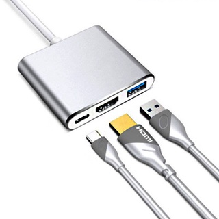 Cáp Chuyển Tín Hiệu Type C Sang Hdmi Và Usb 3.0 Hàng Xịn Chât Lượng Cao