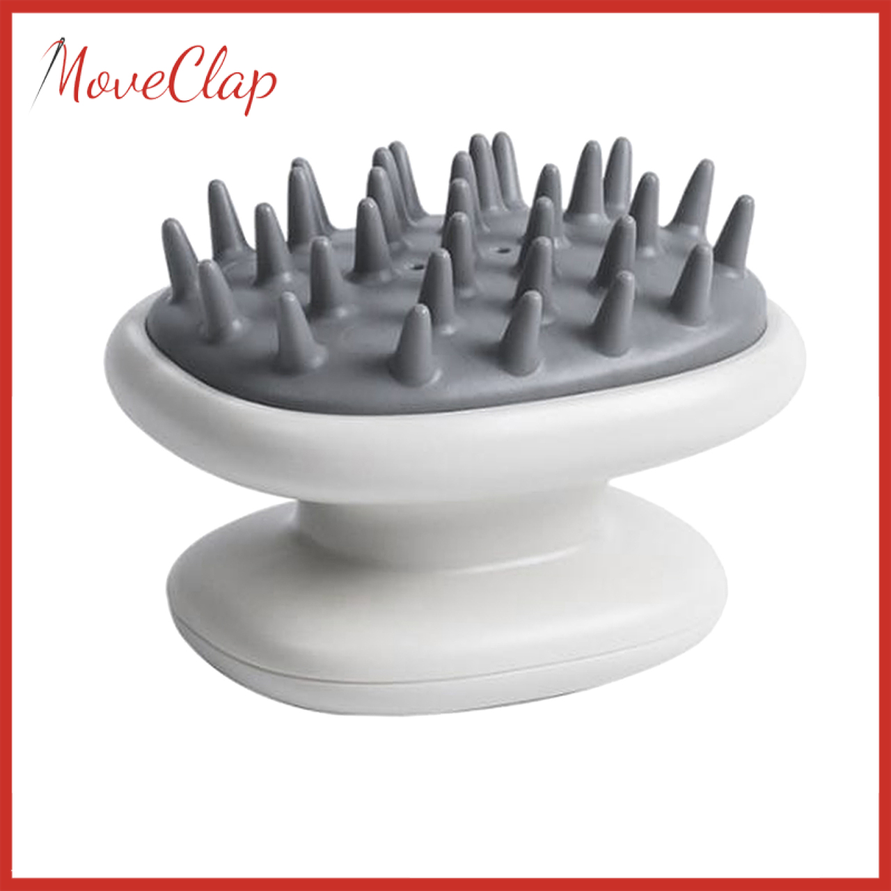 MoveClap Handheld Shower Hair Scalp Shampoo Massager Brush Head Scrubber Salon