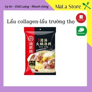 Gói lẩu Haidilao vị trường thọ collagen 110g - cốt lẩu Tứ Xuyên có sẵn, date mới ngon như ăn nhà hàng - MaLa store