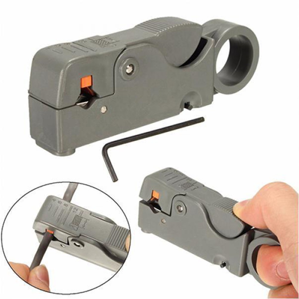Kìm Cắt Dây Cáp Đồng Trục Hai Lưỡi Có Thể Điều Chỉnh