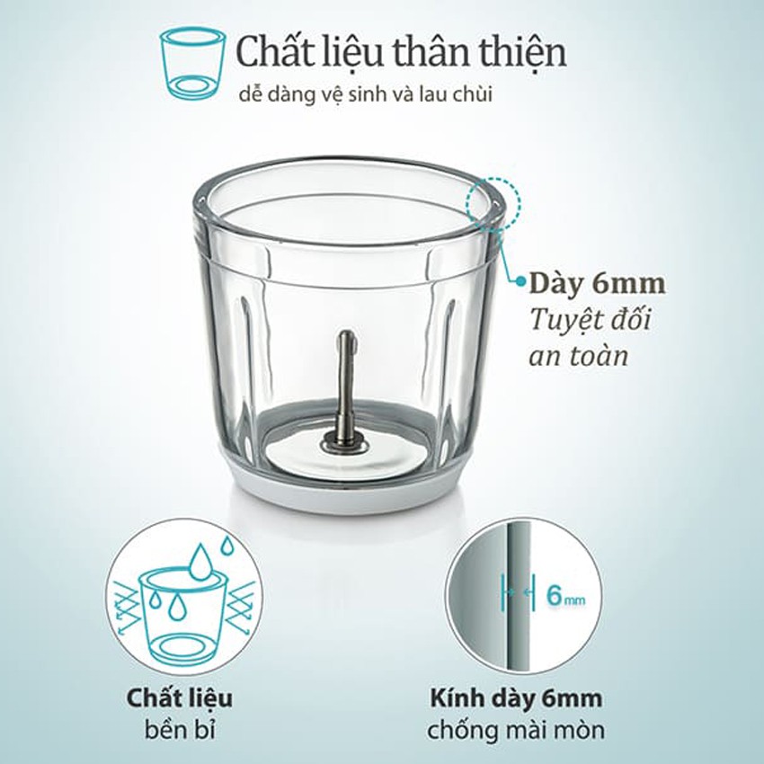 Máy xay thịt Bear QSJ-B02U2, dung tích 600ml (Hàng chính hãng 1 đổi 1 trong 30 ngày, bảo hành 18 tháng) - HomeMart