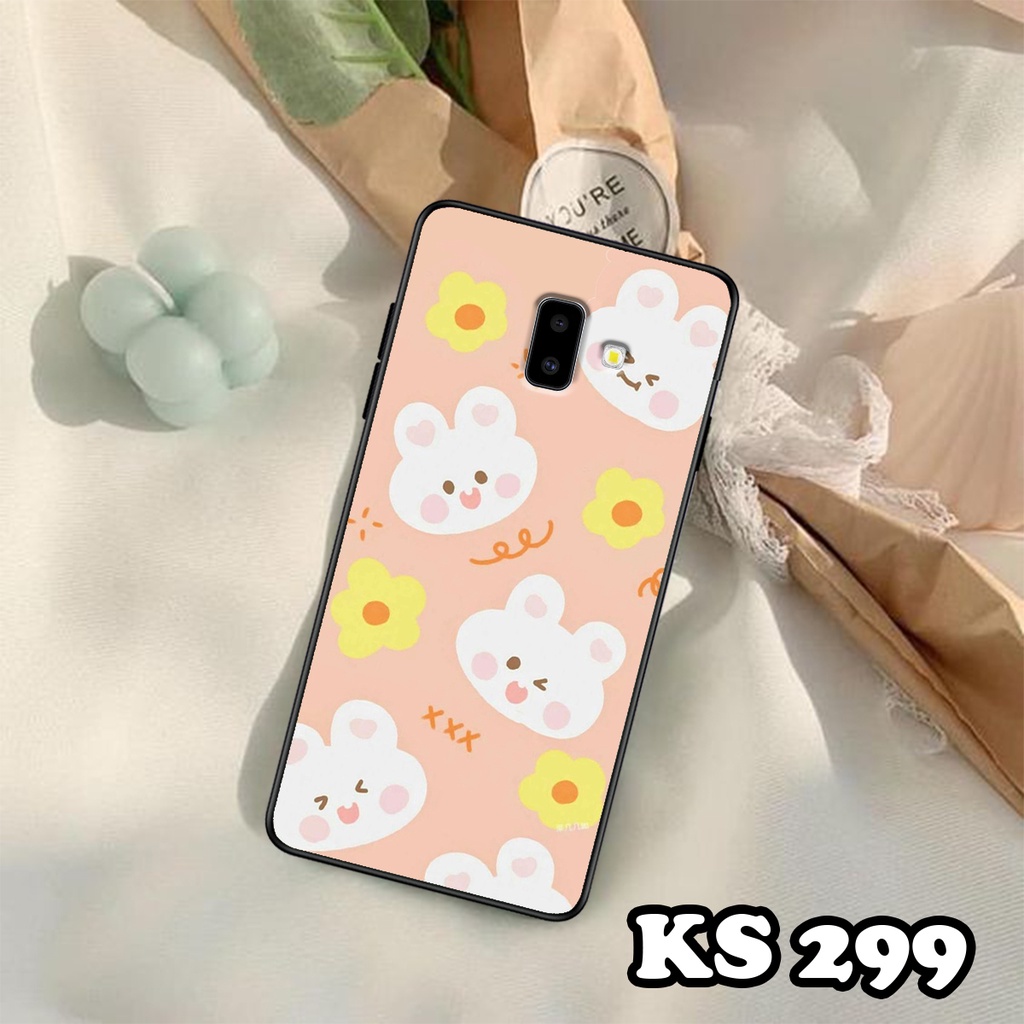 Ốp lưng Samsung J6 2018 - Samsung J6 Plus - Samsung J8 2018 - Ốp in hình Gấu&amp;Thỏ siêu xinh - Chất liệu TPU