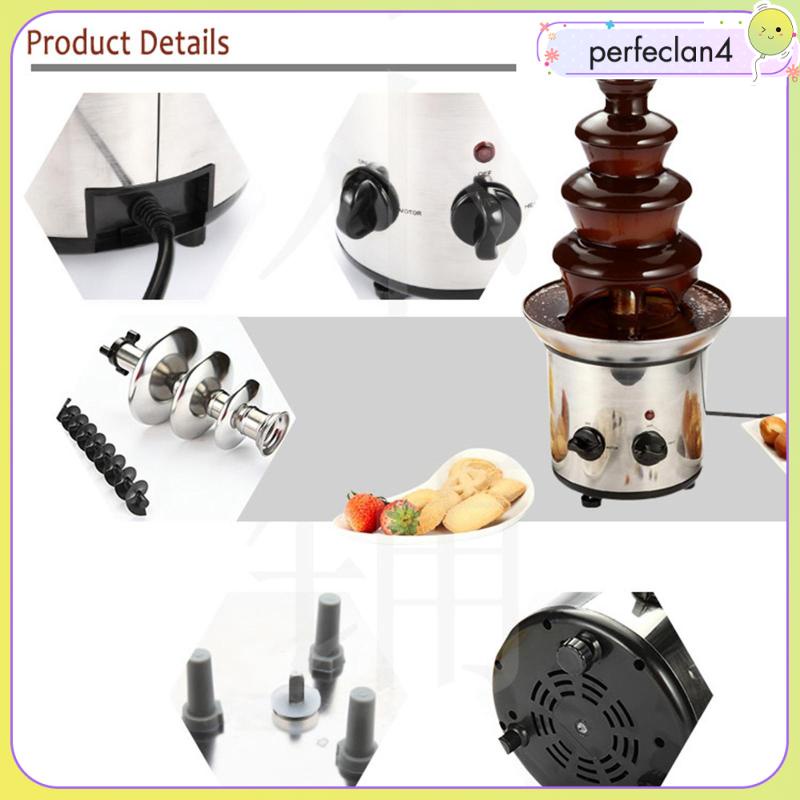 Đài Phun Sô Cô La Perfeclan4 Có 4 Tầng Lắp Ráp 35 Độ