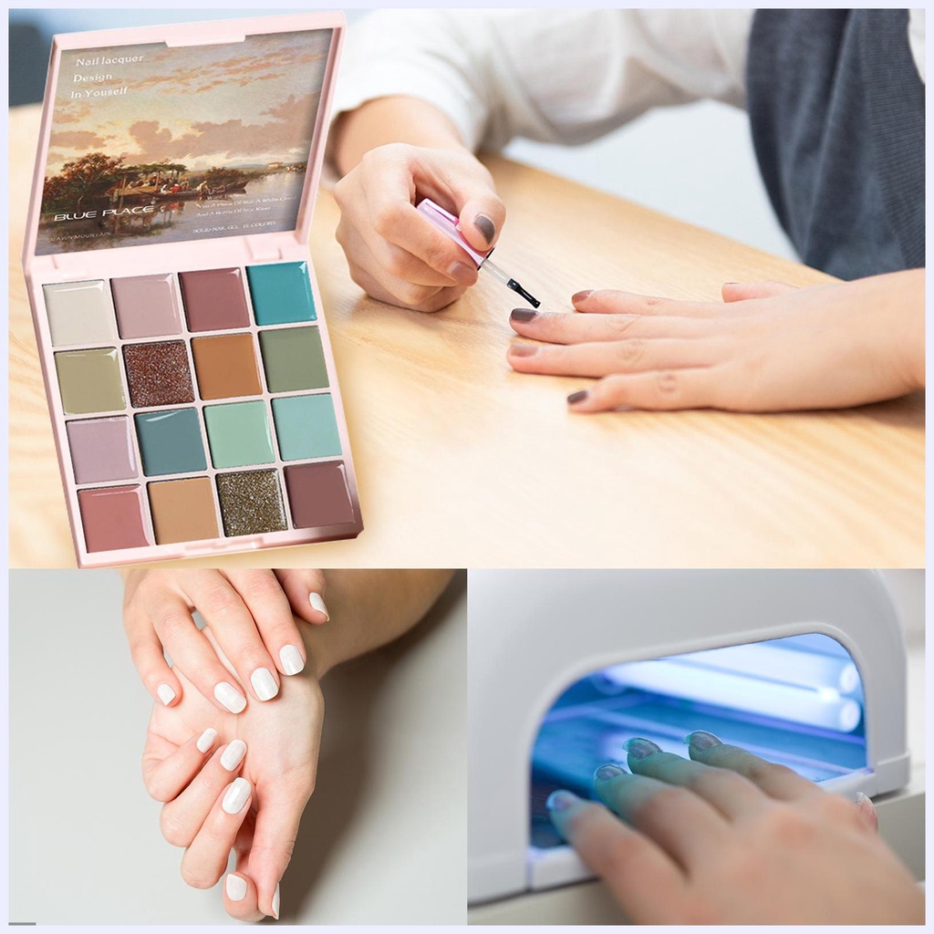 Bảng Gel Sơn Móng Tay 16 Màu Tự Chọn