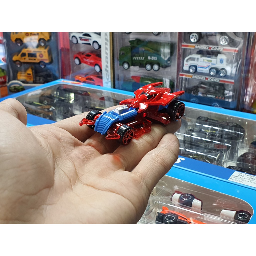 Xe Mô Hình Đồng Giá 25k- Mã: 0418B . Mẫu Xe Super Hero Chạy Trớn 4c Tách Lẻ Size Mini _03