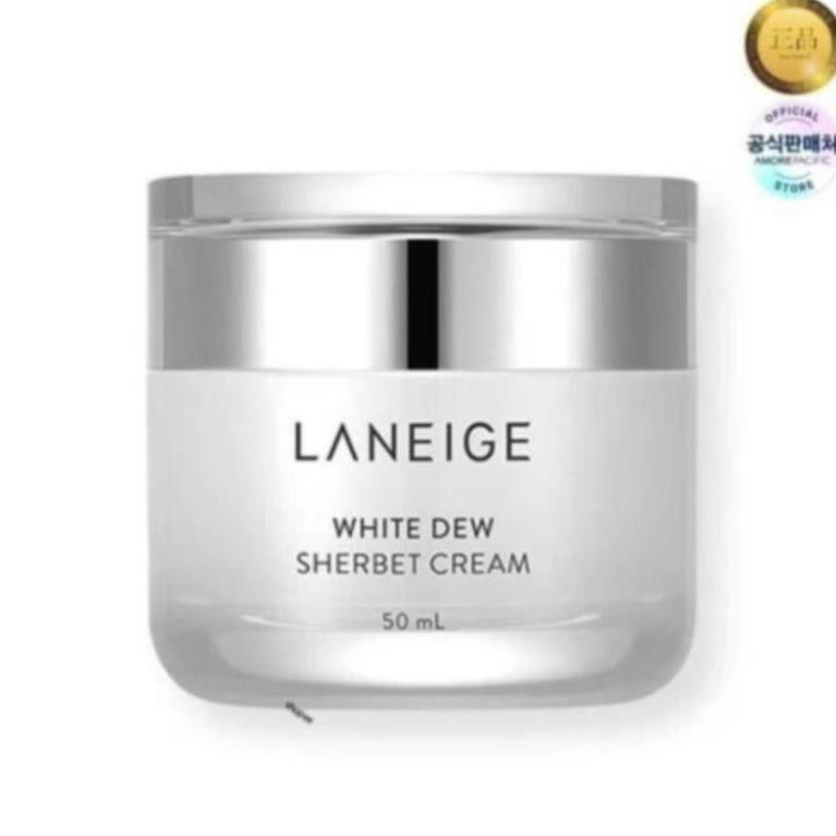 NHP [LANEIGE.Korea] Kem Dưỡng Trắng Da White Dew Sherbet Cream 50ML