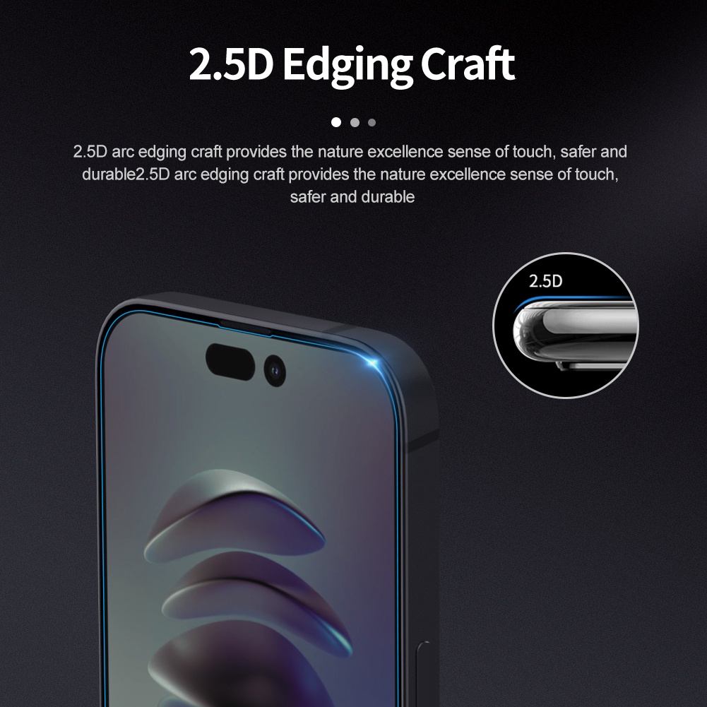 Kính cường lực 9H NILLKIN chống chói &amp; dấu vân tay thích hợp cho iPhone 14 Pro