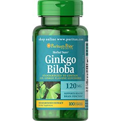 Viên uống tuần hoàn não hoạt huyết dưỡng não Ginkgo Biloba 120mg 100 viên Puritan's Pride | BigBuy360 - bigbuy360.vn