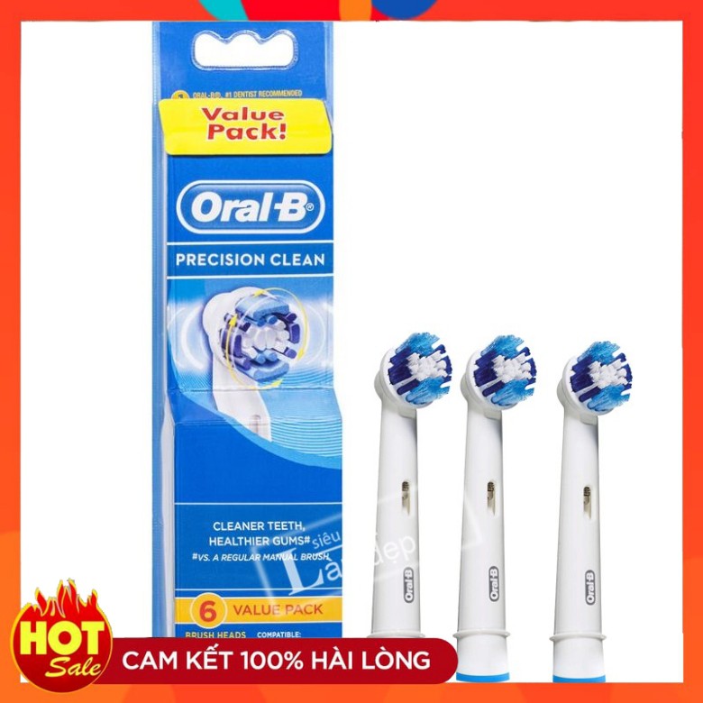 Đầu bàn chải điện Oral B người lớn - Set 2, 3, 4, 5, 6 đầu thay thế