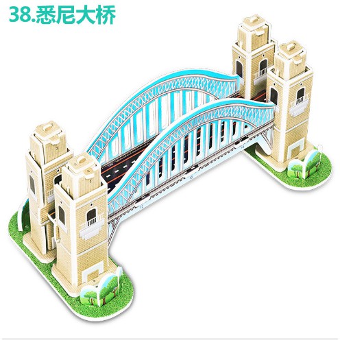 Mô hình nhà 3D tranh ghép lâu đài dành cho bé - MyNa Mart