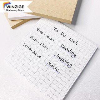Tập 50 tờ giấy dán ghi chú Winzige DIY lên kế hoạch hàng ngày thiết kế đơn giản