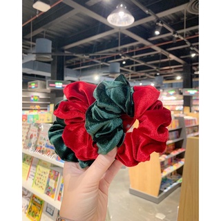 Dây buộc tóc Scrunchies Nhung mềm mịn