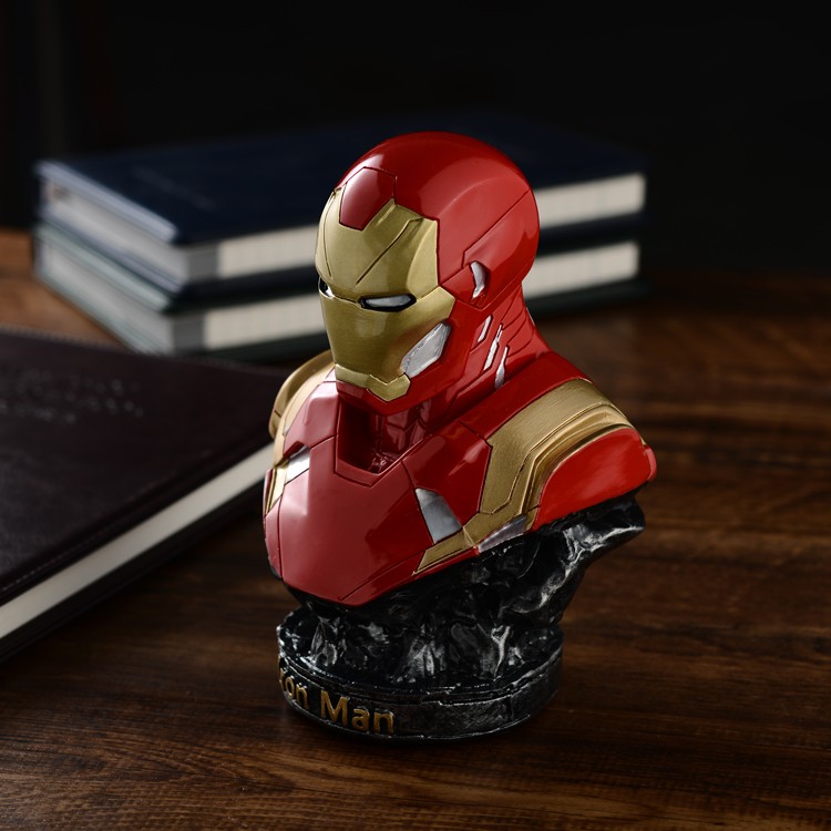 Mô hình đầu tượng Iron Man Tony Stark MK46 cao 18cm