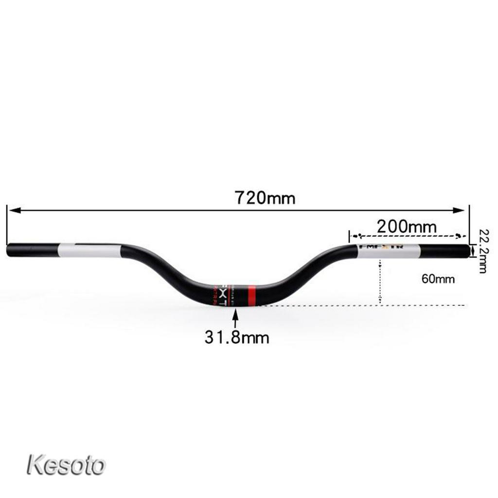 Tay Lái Hợp Kim Bền Bỉ Dành Cho Xe Đạp Leo Núi 31.8mm/ 720mm