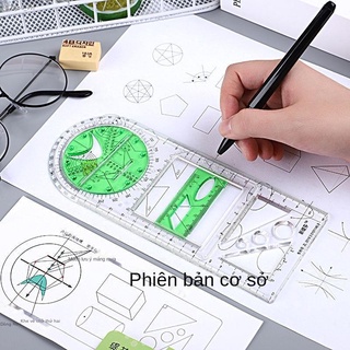Thước đa năng, tam giác, bộ bảng, compa, đo góc, văn phòng phẩm học sinh cấp 1, 2 ~~