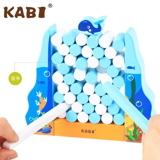 Đồ chơi rút gỗ cá heo thăng bằng