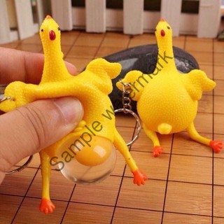 Móc khoá gà đẻ trứng