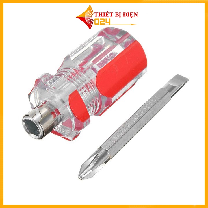 Tô Vít 2 Đầu 4 Cạnh 2 Cạnh Đa Năng Màu Đỏ Dài 8cm