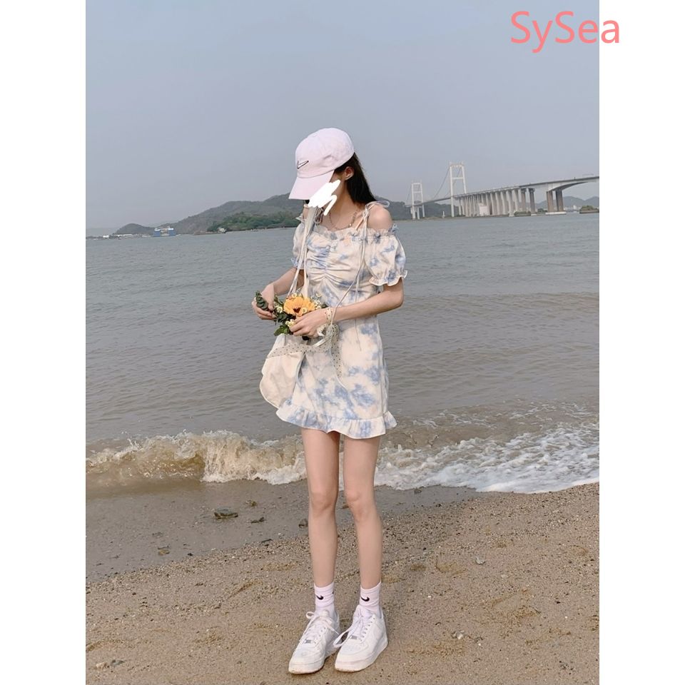 Đầm Midi Trễ Vai Thời Trang Mùa Hè Cho Phái Nữ